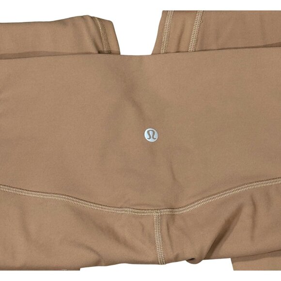 Lululemon Size 6 High-Waisted Nude Yoga Leggings - Picture 3 of 9